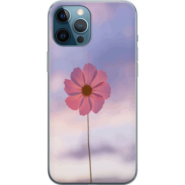 Mobilskal till Apple iPhone 12 Pro Max med Rosa blomma