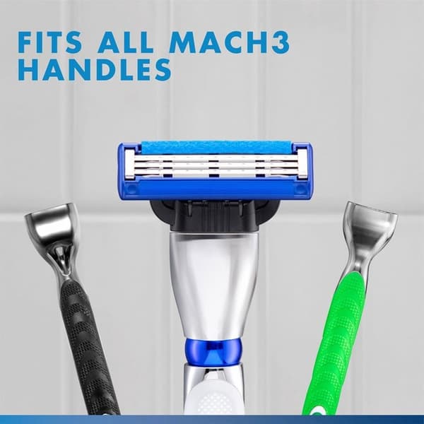 Gillette Rakblad Mach3 Turbo 6st Blå
