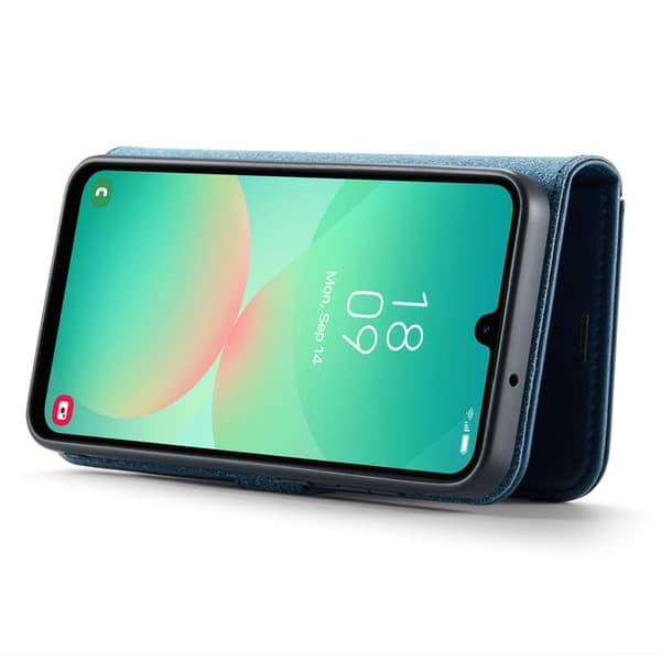 DG.MING Samsung Galaxy A26 5G Plånboksfodral Äkta läder - Blå
