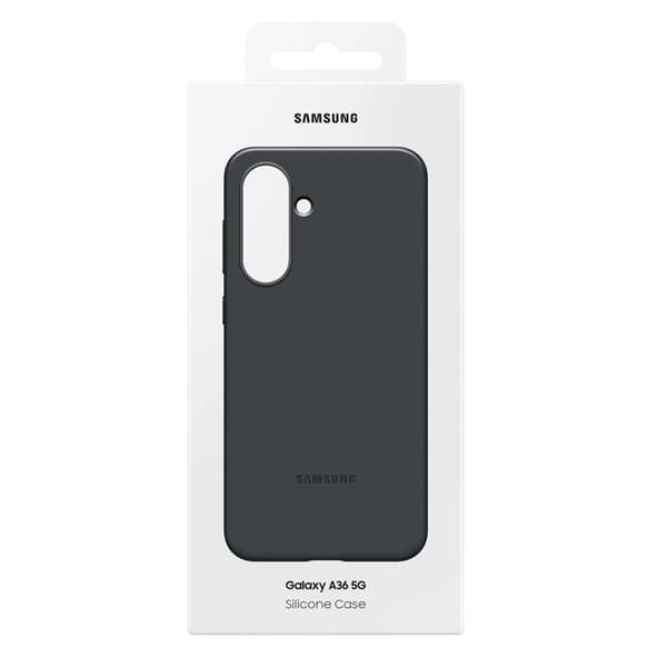 Telefontaske til Samsung Galaxy A36 5G Silikone - Sort Svart