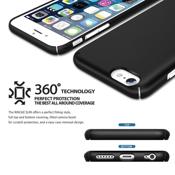 Ringke Slim Dual Coated Skal till Apple iPhone 6 / 6S  (Vit) White