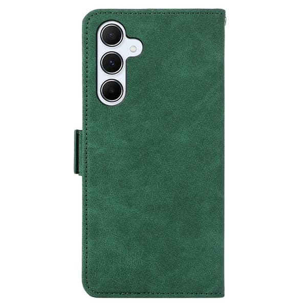 ABEEL Samsung Galaxy S25/S24 Plånboksfodral Konstläder RFID Grön