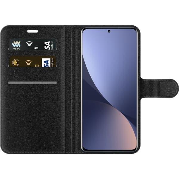 Pung Taske til Xiaomi 12 Pro med blomster og sommerfugle
