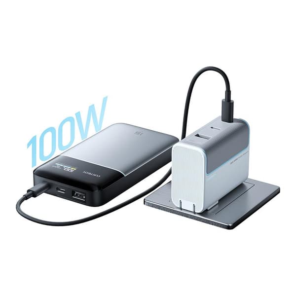 Cuktech Powerbank 15000 mAh 100W PB150S - Grå