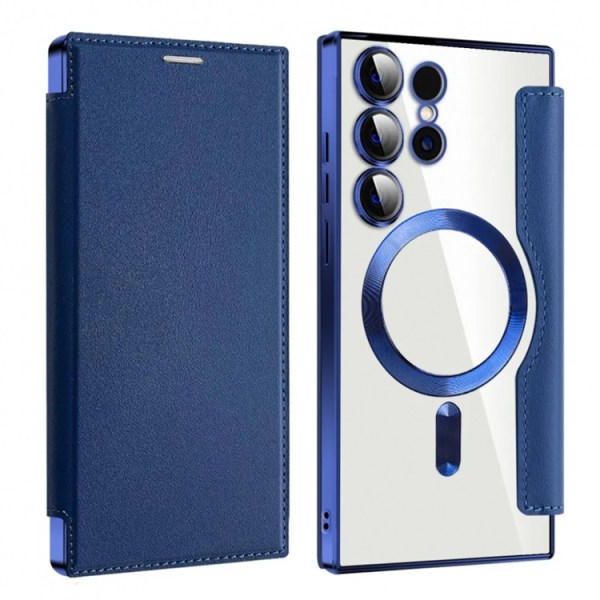 Galaxy S24 Ultra Wallet Case Magsafe - sininen
