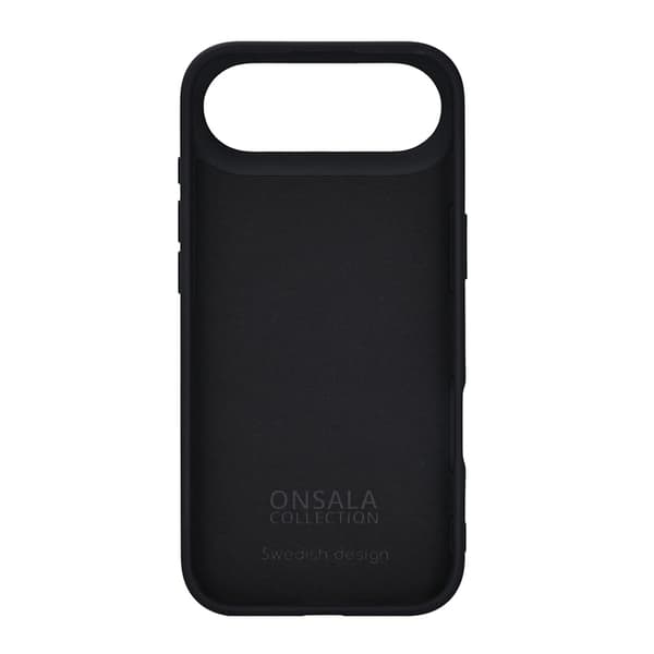 ONSALA iPhone Air Telefontaske med Silikone Feel - Sort Svart