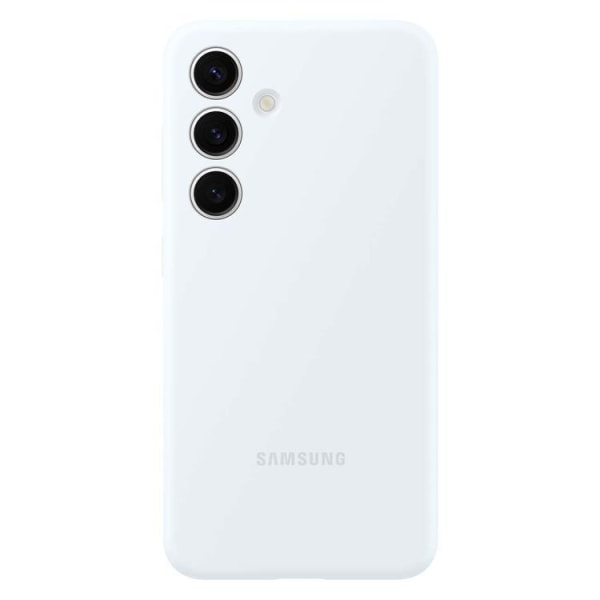 Samsung Galaxy S24 matkapuhelinsuoja silikoni - valkoinen