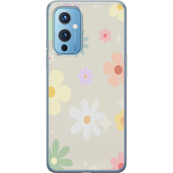 Mobilskal till OnePlus 9 med fejdande blommor