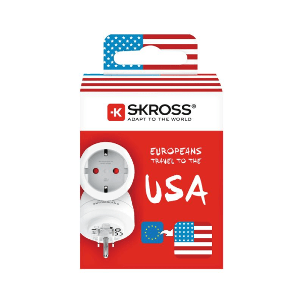 SKross Europe to USA USB Country Laddare