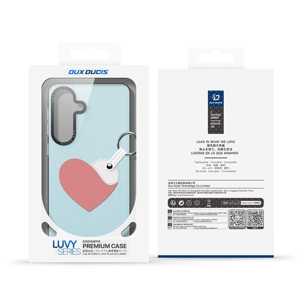 DUX DUCIS Mobilskal till Galaxy S26 Plus Ringhållare/Handledsrem Luvy Series Blå
