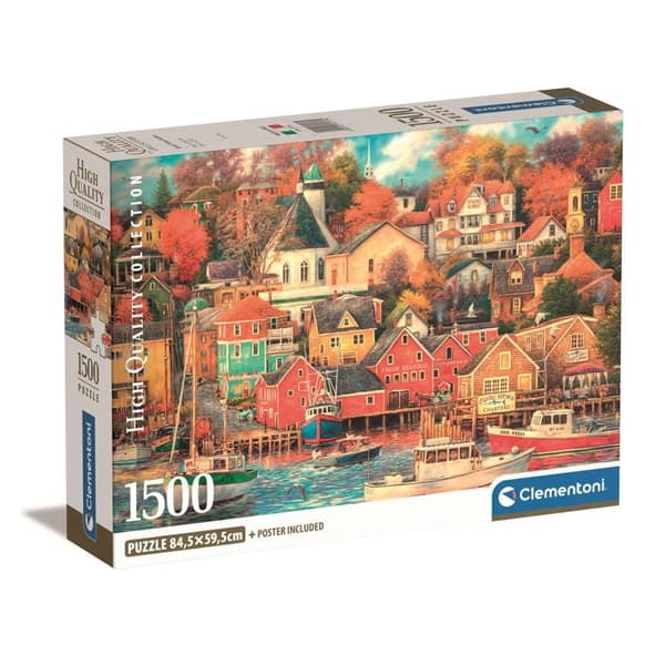 CLEMENTONI Pussel 1500 Pcs CB High Quality Collection Good Times Harbor