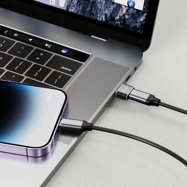 Tech-Protect Adapter USB-C to USB-OTG Ultraboost - Svart Svart