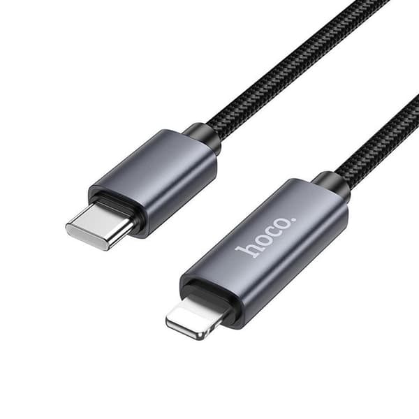 Hoco USB-C till Lightning Kabel PD 27W X112 1m Svart Svart