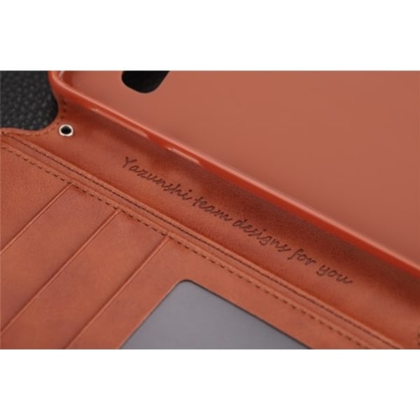 AZNS Plånboksfodral till Samsung Galaxy S10 Plus - Brun Brun