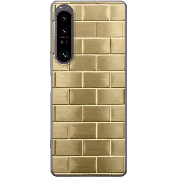 Mobilskal till Sony Xperia 1 IV med Gyllene Murstenar