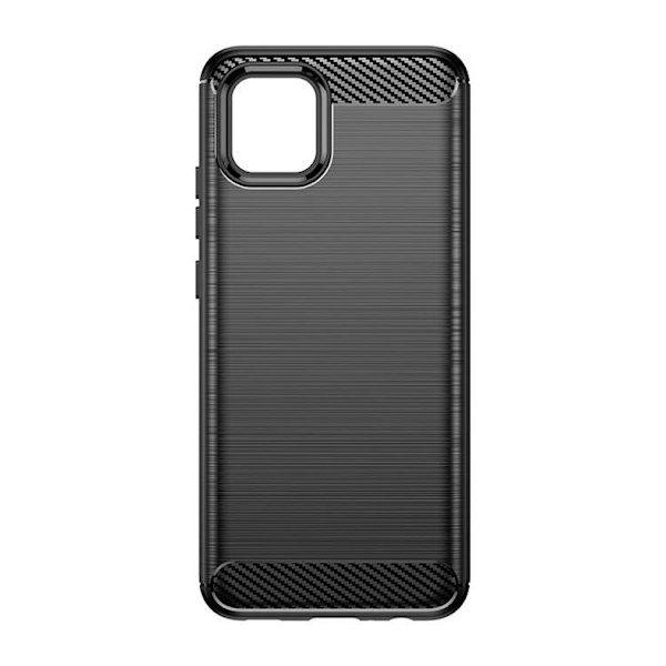 Carbon Flexible Skal Galaxy A03s - Svart Svart