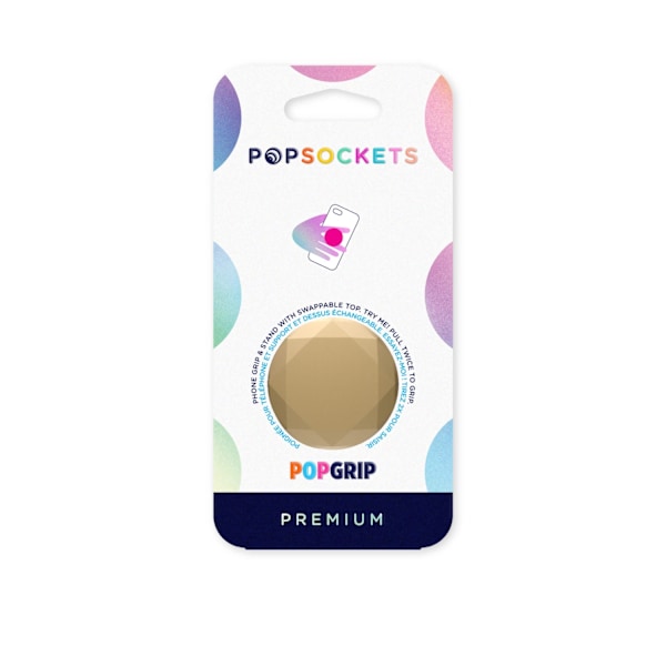 POPSOCKETS Metallic Diamond Medallion Gold