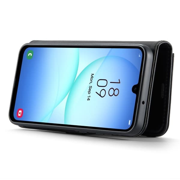 DG.MING Samsung Galaxy A17 5G Plånboksfodral Äkta läder Svart
