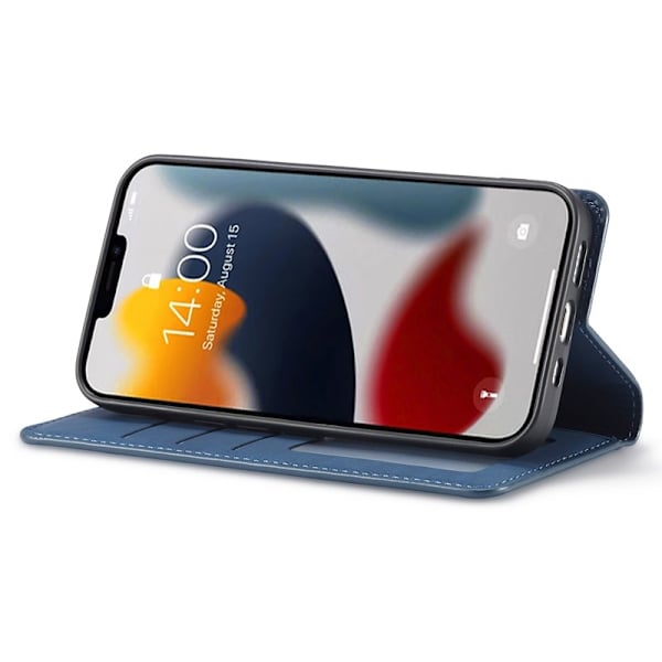 FORWENW iPhone 15 Pro Max Plånboksfodral Konstläder - Blå