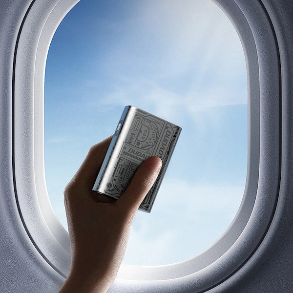 Dudao Powerbank K20 10000mAh 22.5W USB-A/USB-C - Silver