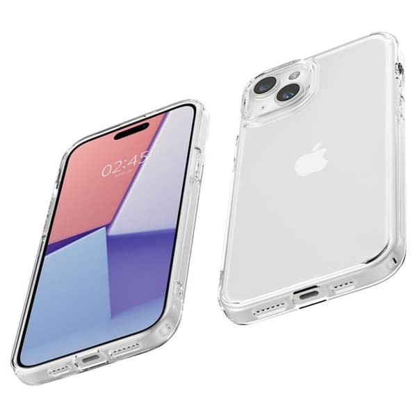 Spigen iPhone 15 Mobilskal Ultra Hybrid - Crystal Clear Transparent