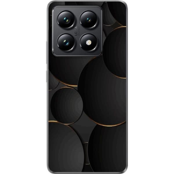 Telefontaske til Xiaomi 14T Pro med luksus cirkler