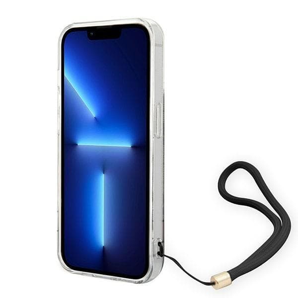 GUESS iPhone 14 Pro Skal 4G Print Strap - Brun Brun