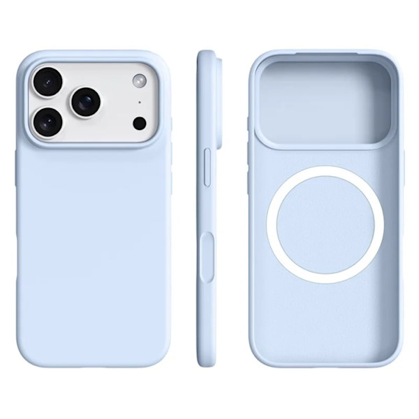 Mobilskal till iPhone 17 Pro MagSafe Ultra Thin Silicone - Cloud Blå Blå