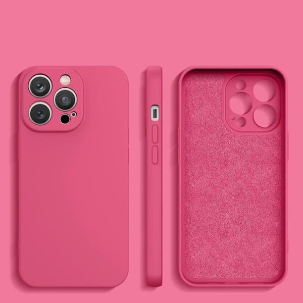 Mobilskal till Galaxy A14 5G/4G Silicone - Rosa Rosa