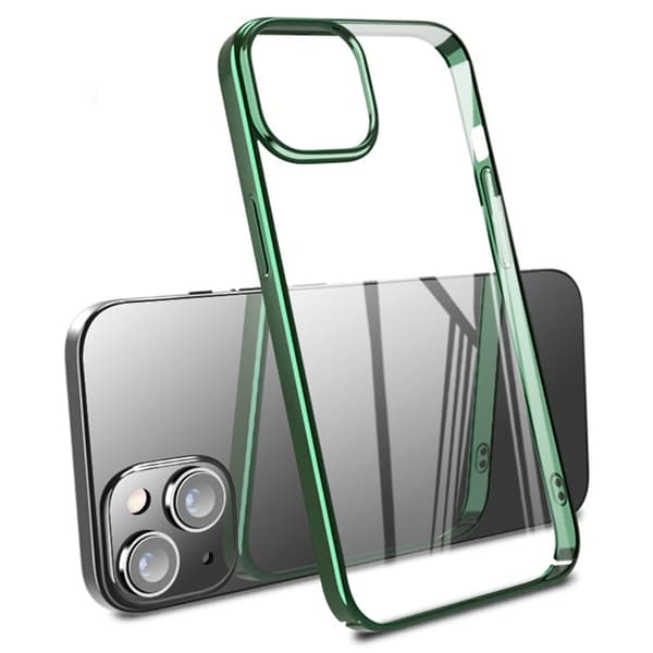X-LEVEL Mobilskal till iPhone 15 Plus Anti-Scratch Hård PC Klar - Grön