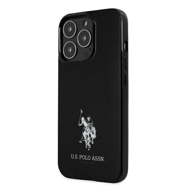 US Polo Horses Logo -kuori iPhone 13 Prolle / 13 - Musta Black