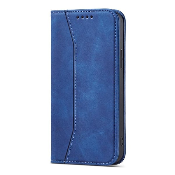 iPhone 12 Pro Max Plånboksfodral Magnet Fancy - Blå