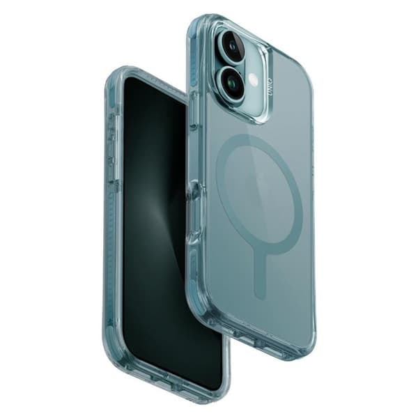 UNIQ Telefontaske til iPhone 16 Plus MagSafe Combat - Blå-Grøn Grön