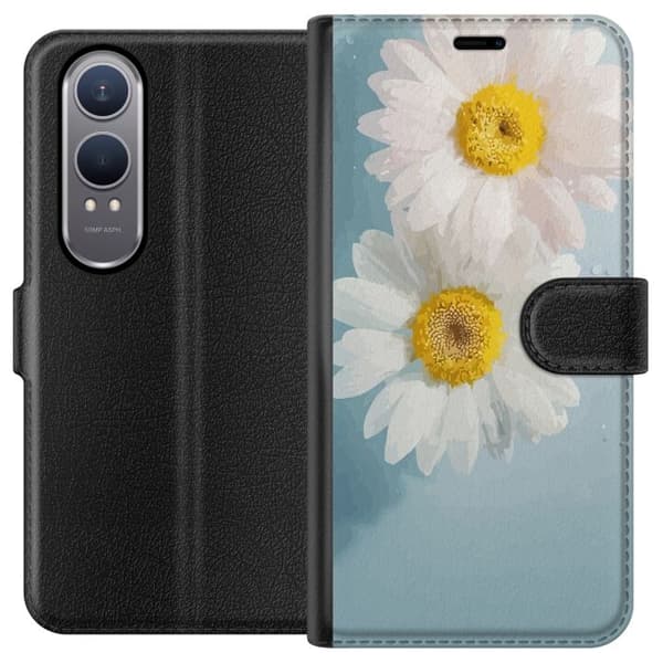 OnePlus Nord CE4 Lite tegnebog med sommerblomster