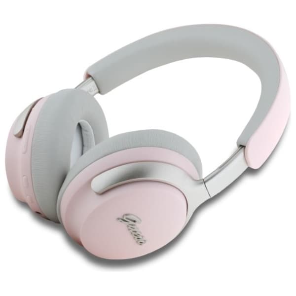 Guess Over-Ear-hovedtelefoner Bluetooth ANC/ENC Metal Script-logo Rosa