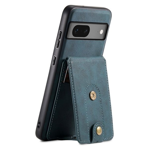 DENIOR D14 Google Pixel 7 5G Magnetfodral PU+PC+TPU Blå