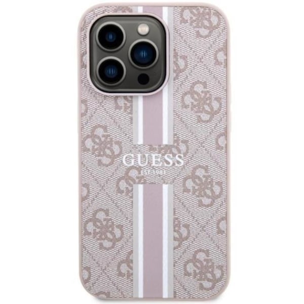 Guess iPhone 14 Pro Max Mobilskal MagSafe Printed Stripes