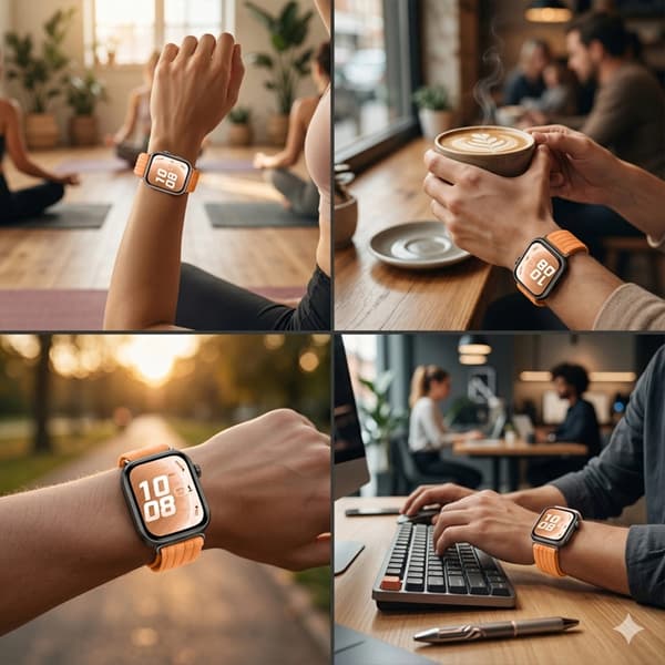 Tech-Protect Huawei Watch Fit 3/4/4 Pro/5/5 Pro Armband Nylon - Orange Orange