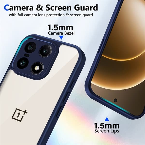 Mobilskal till OnePlus 15 5G Matte Skin Touch Shockproof - Blå Blå