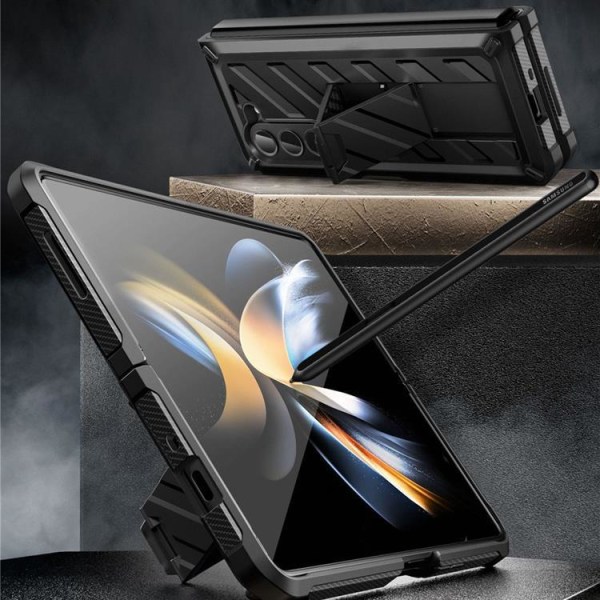 SupCase Galaxy Z Fold 5 matkapuhelinkotelo Unicorn Beetle - musta