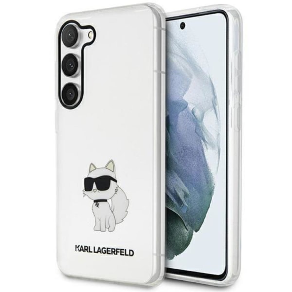 Karl Lagerfeld Galaxy S23 matkapuhelimen suojakuori Ikonik Choupette - kirkas