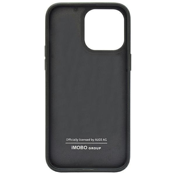 Audi iPhone 14 Pro Max Mobilskal Carbon Fiber Stripe - Svart Svart