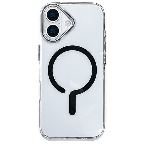 Mobilskal till iPhone 17 MagSafe TPU + PC - Svart Svart