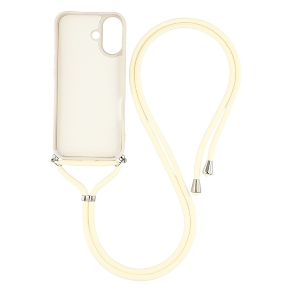 Mobilskal till iPhone 17 Med Axelrem - Vit Vit