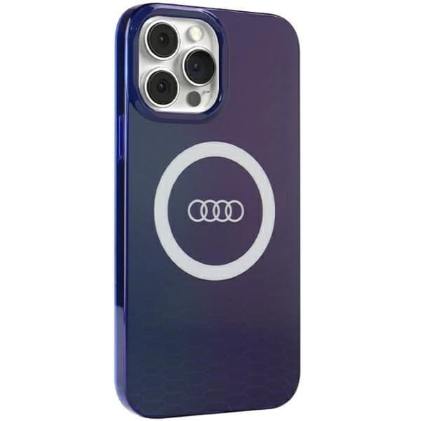 Audi Mobilskal till iPhone 13 Pro Max Magsafe IML Big Logo - Blå Blå