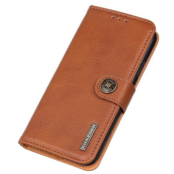 KHAZNEH iPhone 14 Pro Max Plånboksfodral Retro - Brun
