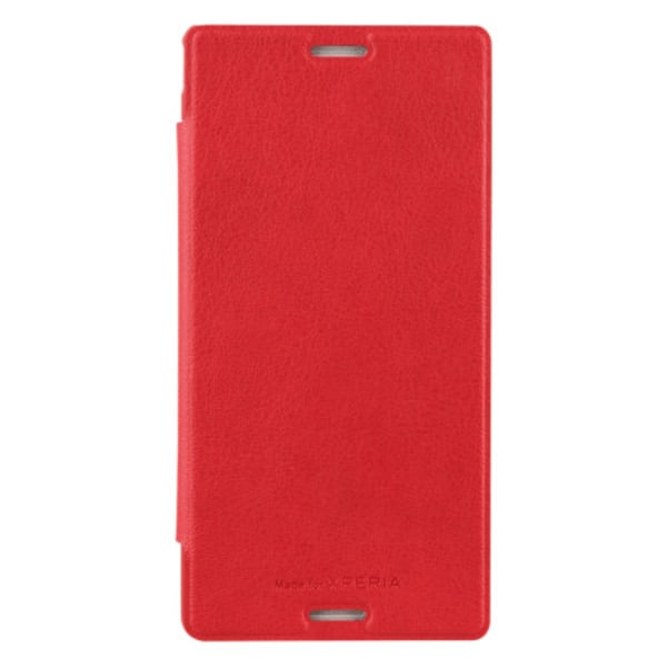 Roxfit SlimLine Book flip case till Sony Xperia M4 Aqua - Röd