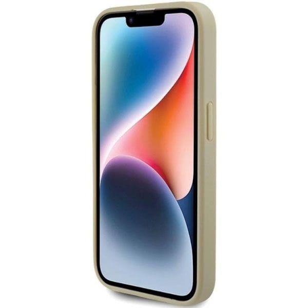 Guess Mobilskal till iPhone 15 Pro Glitter Script Big - Guld Guld