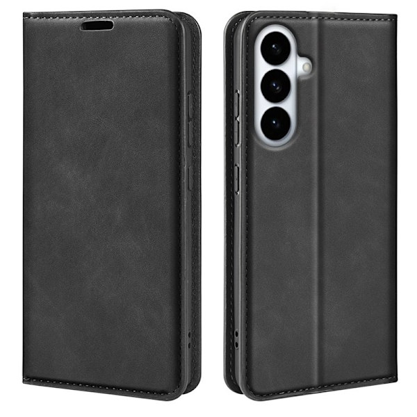 Plånboksfodral för Samsung Galaxy S26 Plus Konstläder - Svart
