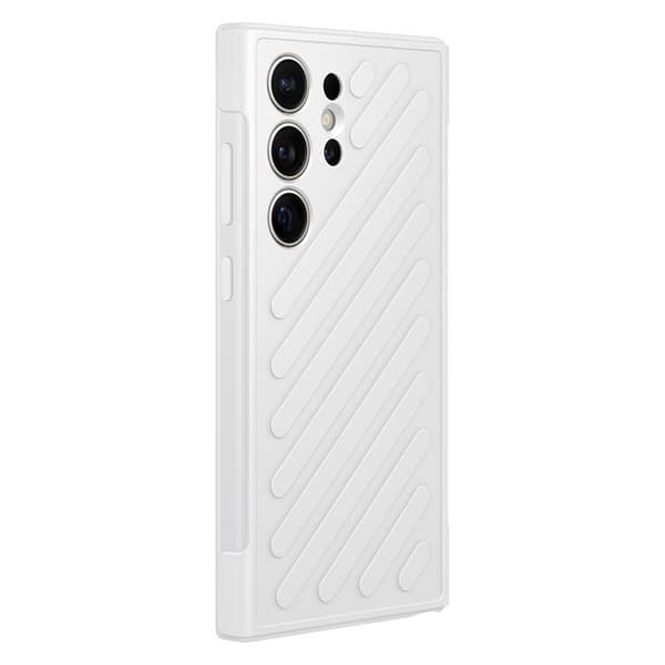 Mobilskal till Samsung Galaxy S24 Ultra Shield Armored - Ljusgrå Grå